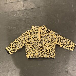 Polo Ralph Lauren Leopard Toddler Fleece Half Zip